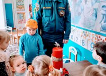   Фотоотчет о познавательном мероприятии  "Пожарная безопасность в ДОУ" ( 5 .04.2021г)